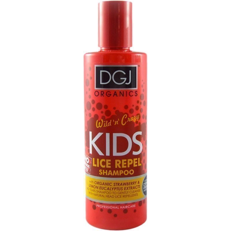 DGJ Organics Wild n Crazy Kids Lice Repel Shampoo Strawberry & Lemon Eucalyptus 250ml